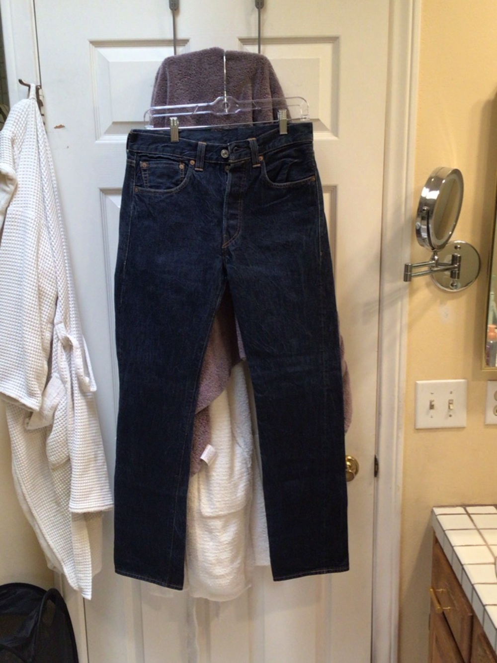 Levi’s 501XX Big E selvedge reproduced used conditions 30/W 31.5L